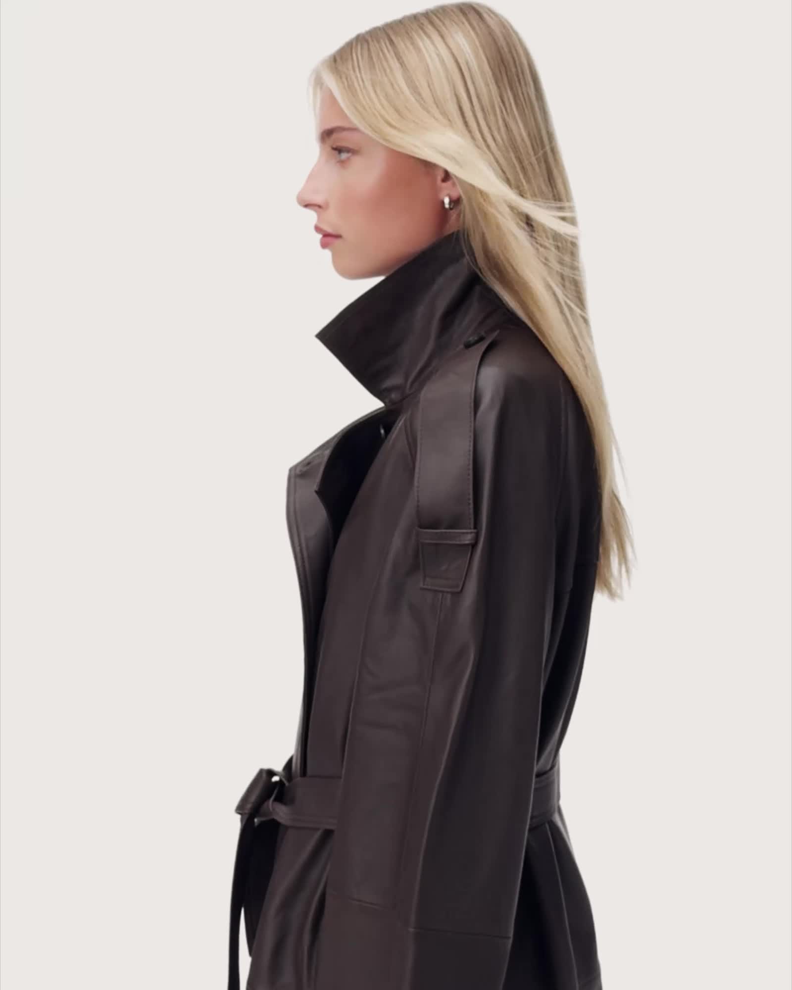 Reed Leather Trench