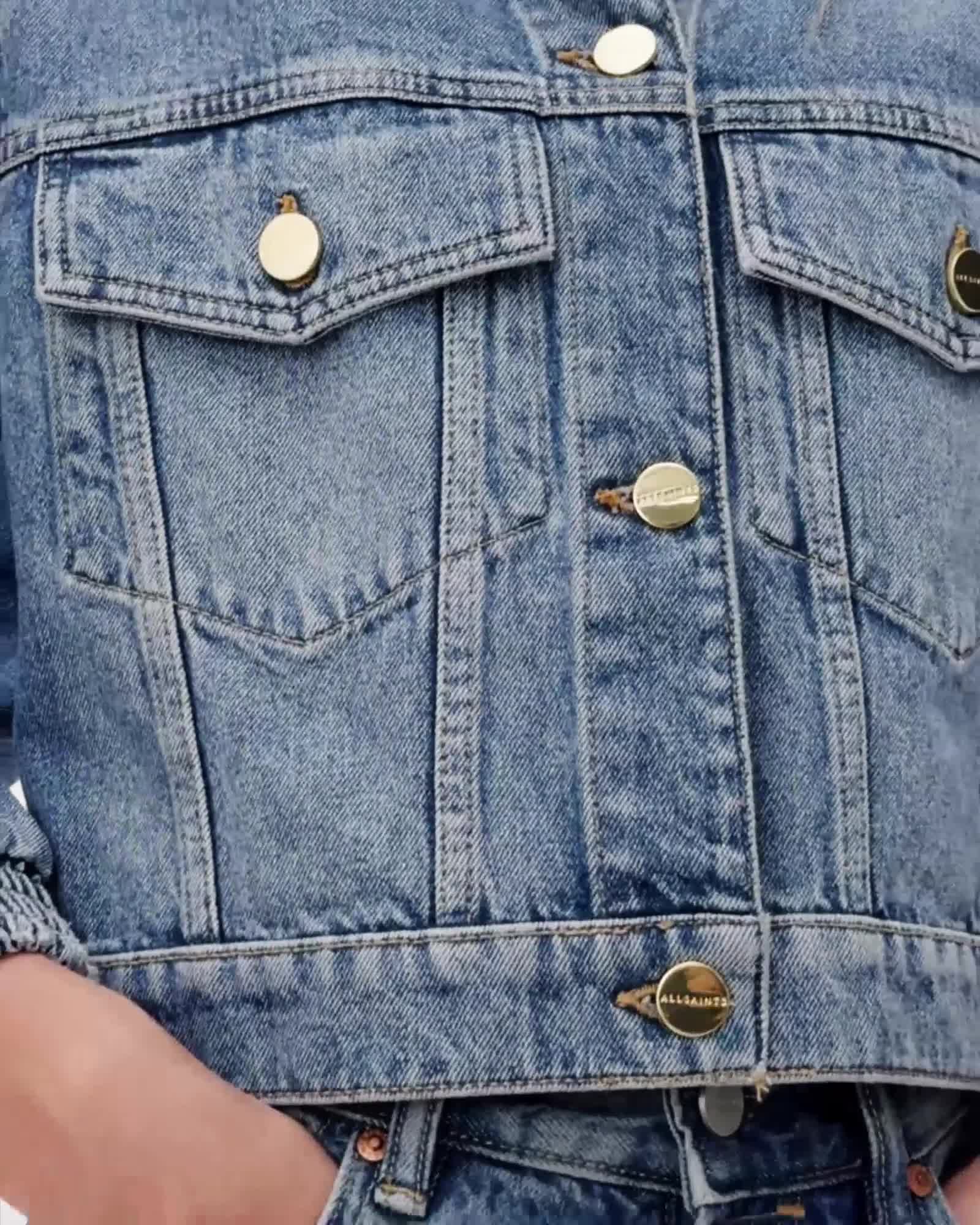 Luca Cropped Denim Jacket