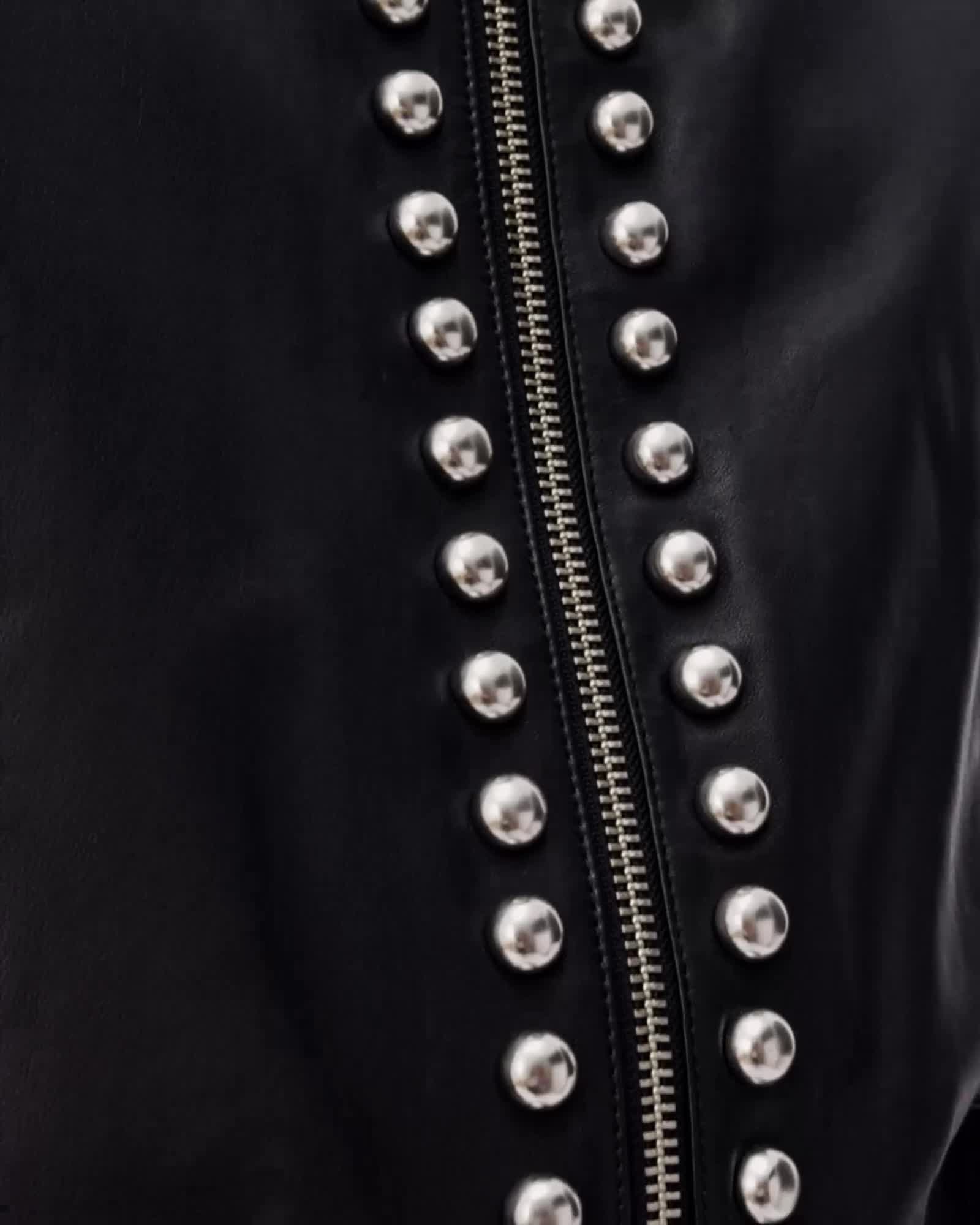 Orten Wilder Leather Bomber Jacket