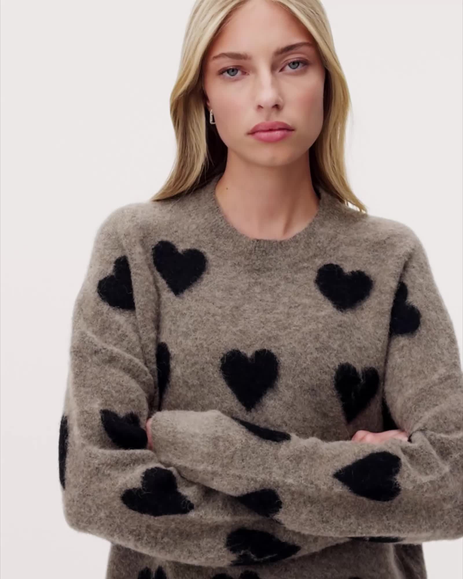 Amora Jacquard Brushed Jumper