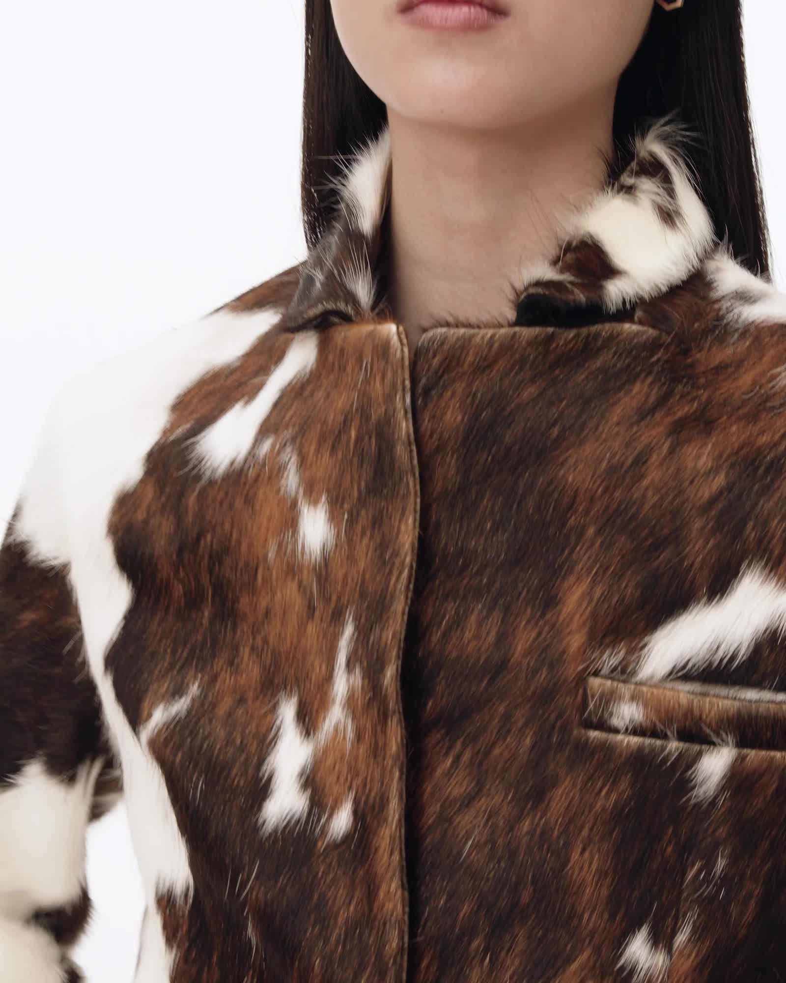 Apton Dapple Cowhide Blazer COW PRINT | ALLSAINTS US