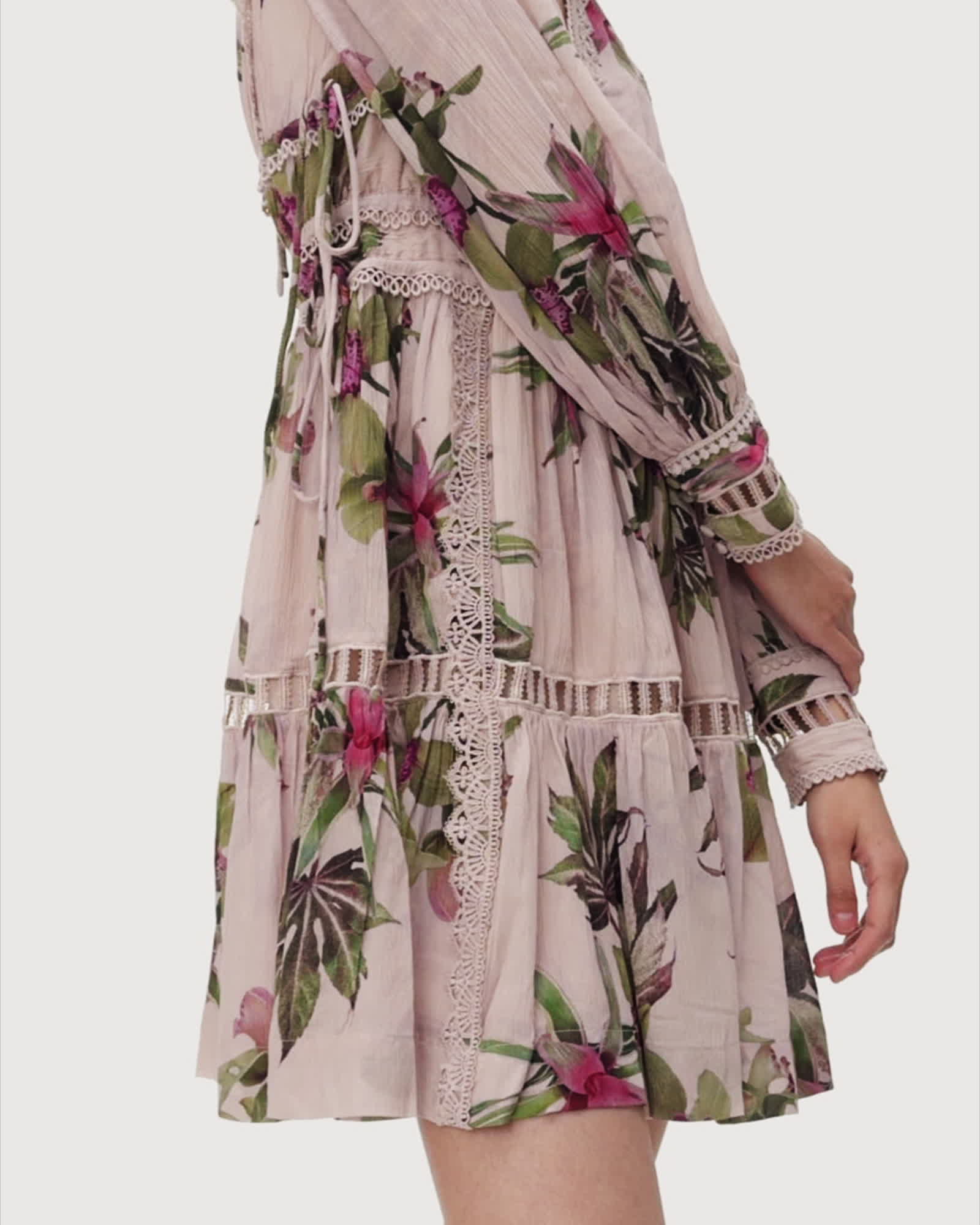 all saints pink dress ALLSAINTS Hadley Cowl Neck Midi Slip Dress