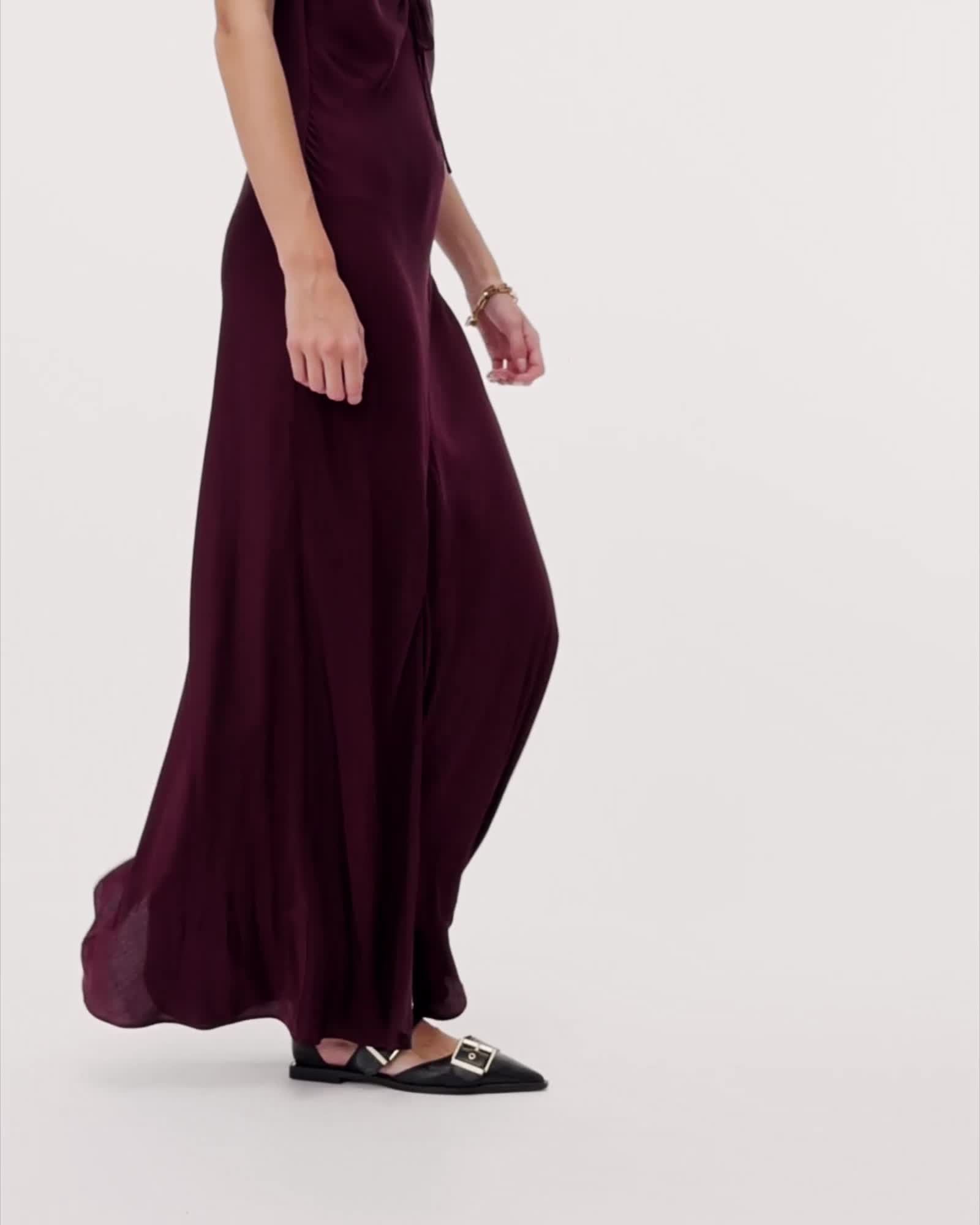 all saints silk maxi dress Silk maxi dress